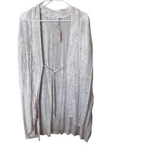 Victoria’s Secret Kimono Sleeveless Boho Beach Mosaic Aztec One Size NWT